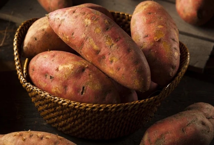 Sweet Potatoes Soluble fiber rich foods in Nigeria