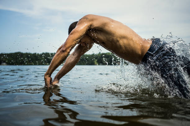 Swimming simple exercises for keeping fit 